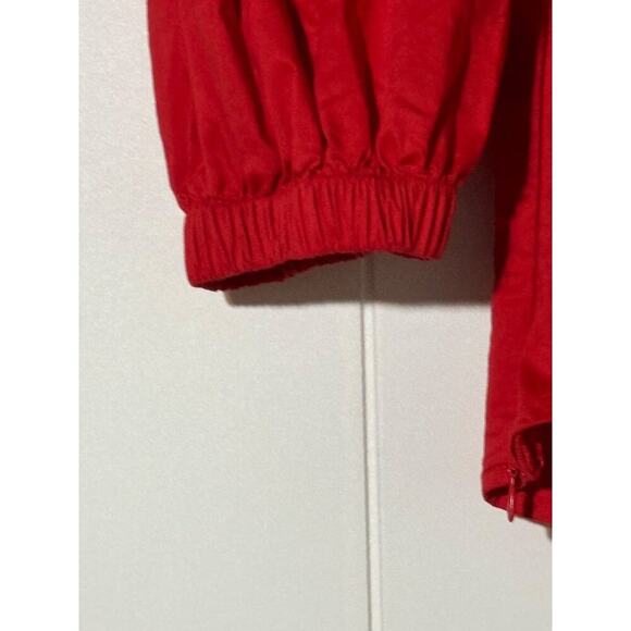 Urban Outfitters Shirt Women's Size XS NWT Strappy Back Puff Sleeve Red - Picture 3 of 14